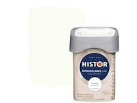 Ca. 10x lak hoogglans, histor, perfect finish, zonlicht ral 9010, 250 ml - afbeelding 1 van  2