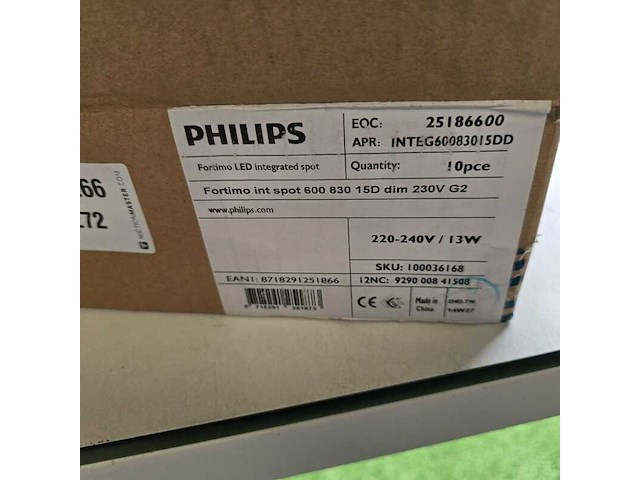 Ca. 10x led spot, philips, fortimo - afbeelding 2 van  4