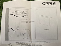 Ca. 10x led wall lucia buiten- binnen verlichting opple, 71500006500, wit - afbeelding 2 van  10