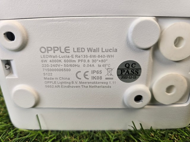 Ca. 10x led wall lucia buiten- binnen verlichting opple, 71500006500, wit - afbeelding 7 van  10