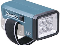 Ca. 10x led zaklamp, makita, stexbml146 bml146 - 14.4v li-ion, blauw