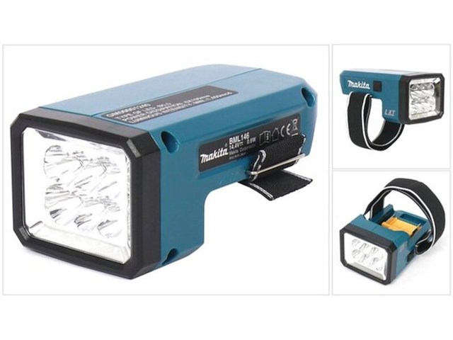 Ca. 10x led zaklamp, makita, stexbml146 bml146 - 14.4v li-ion, blauw - afbeelding 5 van  7