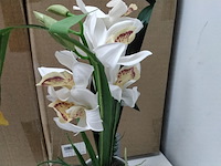 Ca. 10x levensechte orchidee in 2 kleuren - afbeelding 5 van  6