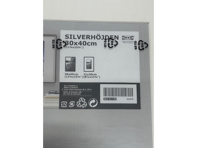 Ca. 10x lijst, ikea, silverhojden - afbeelding 2 van  2