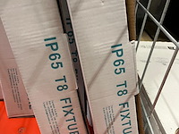 Ca. 10x magazijnverlichting led ip65 t8 fixture 1x58w, teco professional - afbeelding 2 van  3