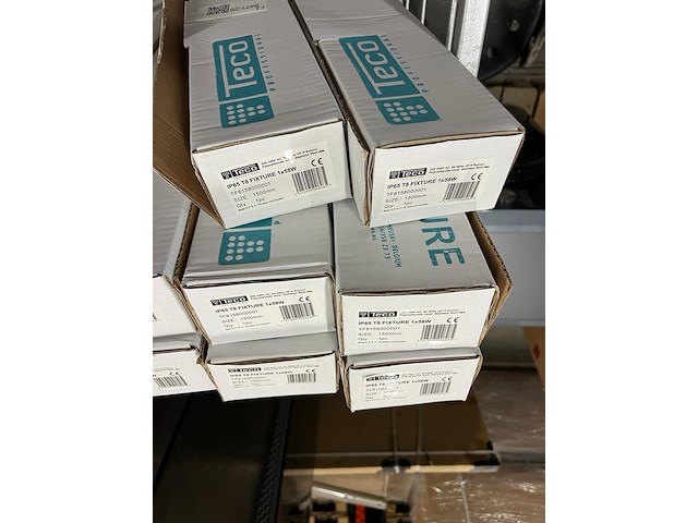 Ca. 10x magazijnverlichting led ip65 t8 fixture 1x58w, teco professional - afbeelding 3 van  3