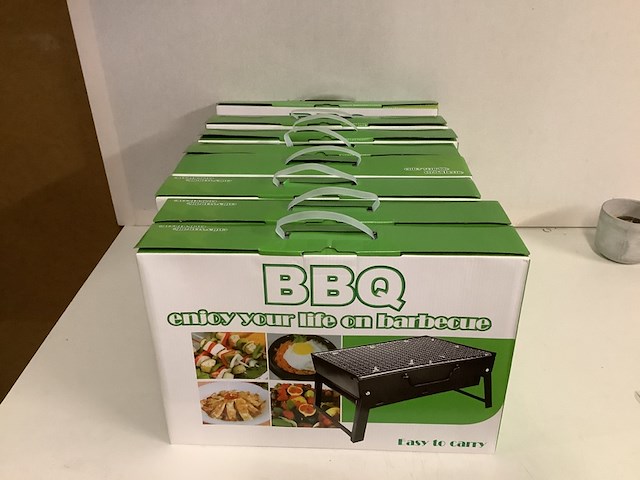 Ca. 10x mini barbecue houtskool, zwart - afbeelding 2 van  5