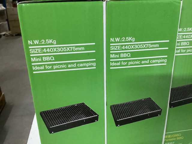 Ca. 10x mini barbecue houtskool, zwart - afbeelding 3 van  4