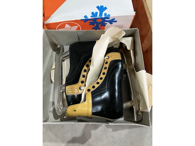 Ca. 10x paar hockeyschaatsen, lico, zwart/geel - afbeelding 2 van  6