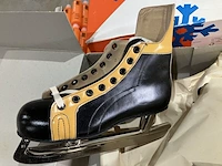 Ca. 10x paar hockeyschaatsen, lico, zwart/geel - afbeelding 4 van  6
