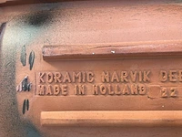 Ca. 10x pallets dakpannen, koramic, bruin/zwart - afbeelding 7 van  13