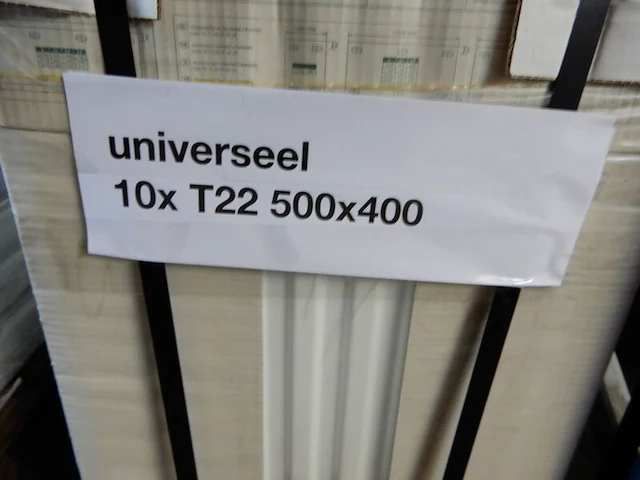 Ca. 10x paneelradiator, brugman, universeel compact, wit, t22 500x400 - afbeelding 3 van  3