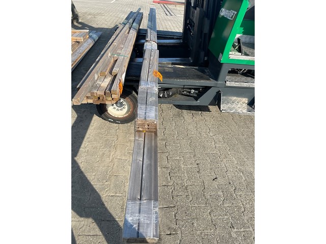 Ca. 10x partij geprofileerde planken, 18x140mm, lengte 1/360cm, 6/480cm, 3/540cm - afbeelding 3 van  3