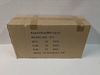 Ca. 10x platte tv muursteun, kopen voor weinig, tv1 flat, zwart, 84 - 140 cm - afbeelding 2 van  2
