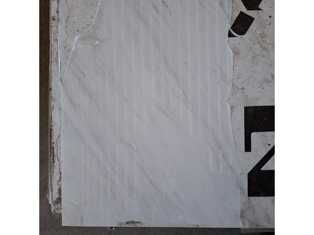 Ca. 10x pvc wandpaneel 280x122 cm, white grey marble, 2026 - afbeelding 2 van  2