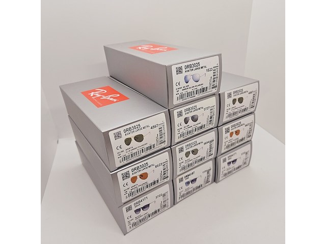 Ca. 10x rayban polarized zonnebrillen aviator, chris, erika... - afbeelding 1 van  24