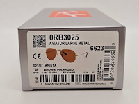 Ca. 10x rayban polarized zonnebrillen aviator, hexagonal, justin, erika... - afbeelding 4 van  27