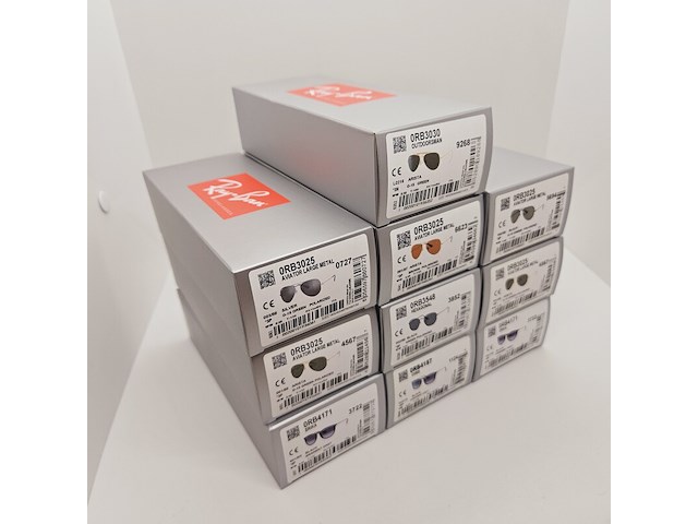 Ca. 10x rayban polarized zonnebrillen aviator, outdoorsman, hexagonal, chris, erika... - afbeelding 1 van  27