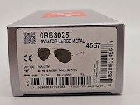 Ca. 10x rayban polarized zonnebrillen aviator, outdoorsman, hexagonal, chris, erika... - afbeelding 24 van  27