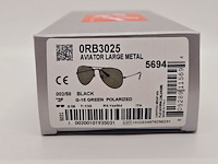 Ca. 10x rayban polarized zonnebrillen aviator, wayfarer, hexagonal, justin, chris, erika... - afbeelding 7 van  27