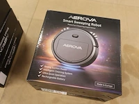 Ca. 10x robotstofzuiger aerova, smart sweeping robot, zwart