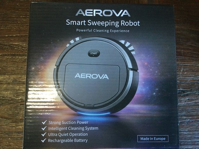 Ca. 10x schoonmaakrobot aerova, smart sweeping robot, zwart - afbeelding 1 van  2