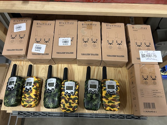 Ca. 10x set van 2 walkie talkies bluemay - afbeelding 1 van  5