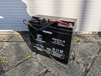 Ca. 10x snelheidsbord, sierzega, gr33c, incl. batterijen en zonnepanelen - afbeelding 8 van  17