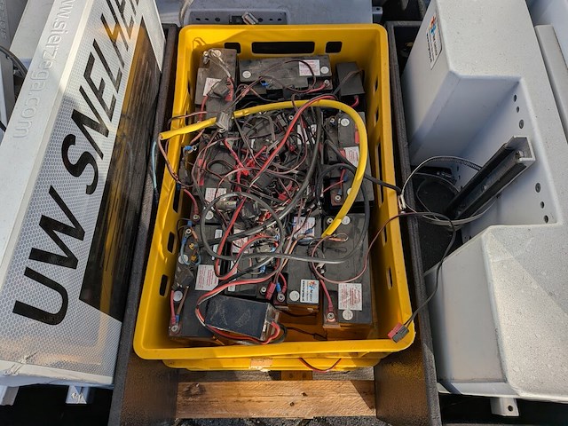 Ca. 10x snelheidsbord, sierzega, gr33c, incl. batterijen en zonnepanelen - afbeelding 9 van  17