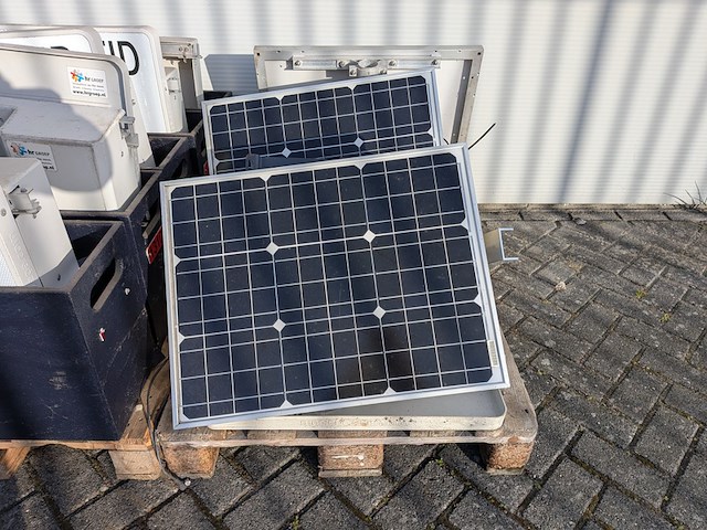 Ca. 10x snelheidsbord, sierzega, gr33c, incl. batterijen en zonnepanelen - afbeelding 12 van  17