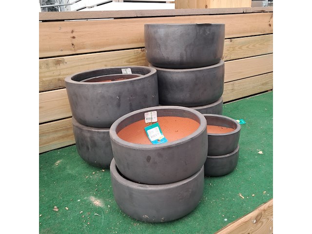 Ca. 10x stenen bloempot, passion for pottery - afbeelding 7 van  13