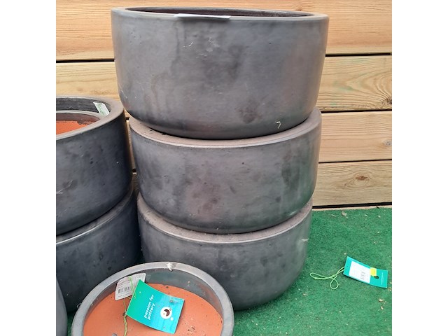 Ca. 10x stenen bloempot, passion for pottery - afbeelding 10 van  13