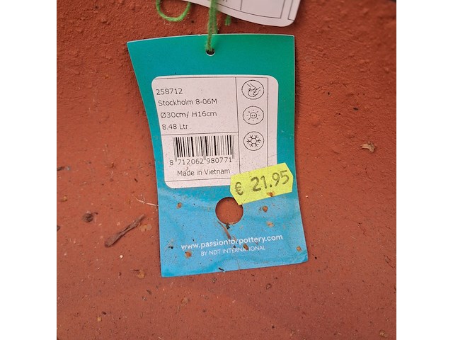 Ca. 10x stenen bloempot, passion for pottery - afbeelding 13 van  13