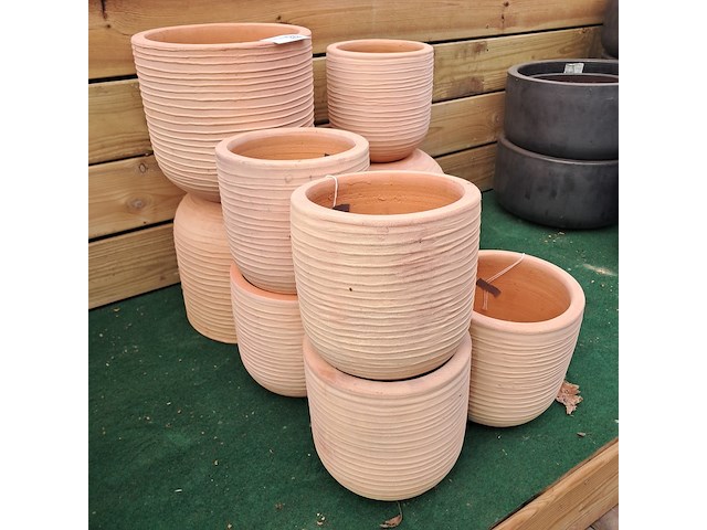 Ca. 10x stenen bloempot, ts collection - afbeelding 4 van  10