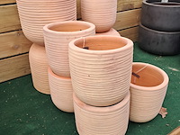 Ca. 10x stenen bloempot, ts collection - afbeelding 4 van  10