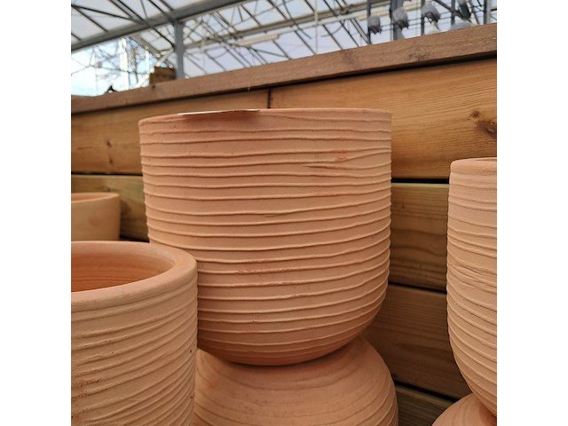 Ca. 10x stenen bloempot, ts collection - afbeelding 7 van  10