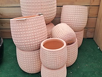 Ca. 10x stenen bloempot, ts collection - afbeelding 1 van  9