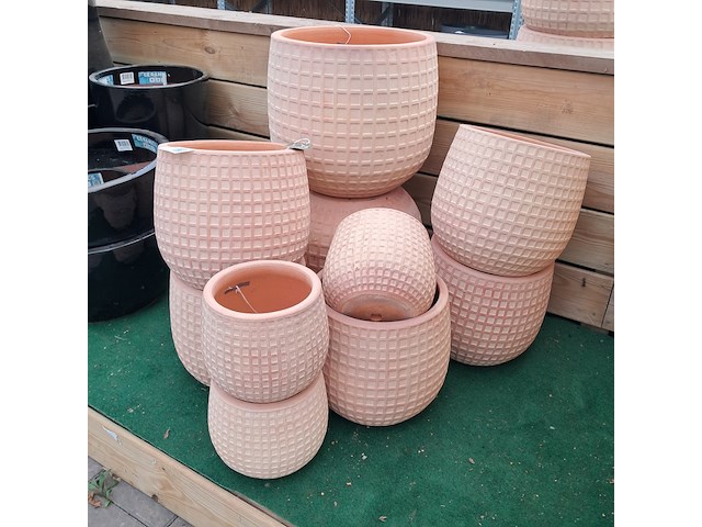 Ca. 10x stenen bloempot, ts collection - afbeelding 2 van  9