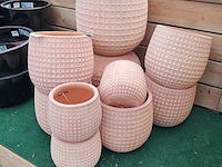 Ca. 10x stenen bloempot, ts collection - afbeelding 2 van  9