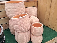 Ca. 10x stenen bloempot, ts collection - afbeelding 3 van  9