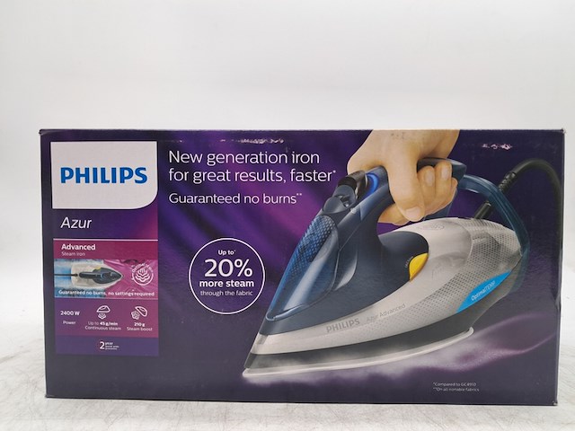Ca. 10x strijkijzer, philips, azur advanced gc4930/11 - afbeelding 1 van  4