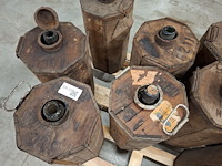 Ca. 10x stroh rum-fles in houten krat - afbeelding 12 van  12