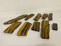 Ca. 10x tijgeroog / valkenoog gepolijst - afbeelding 1 van  7