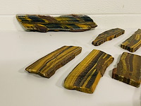 Ca. 10x tijgeroog / valkenoog gepolijst - afbeelding 3 van  7