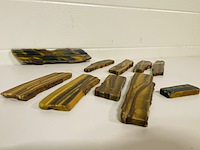 Ca. 10x tijgeroog / valkenoog gepolijst - afbeelding 5 van  7