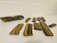 Ca. 10x tijgeroog / valkenoog gepolijst - afbeelding 6 van  7