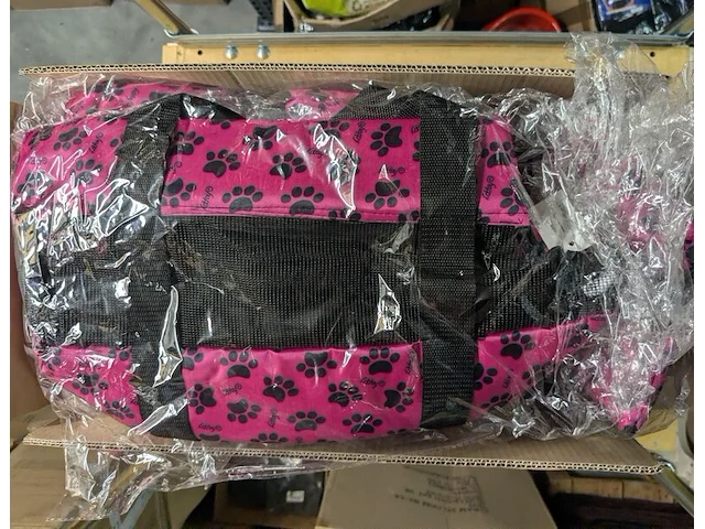 Ca. 10x transporttas dieren, roze - afbeelding 1 van  2