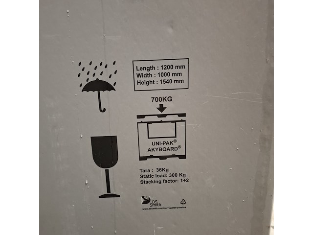 Ca. 10x uni pack, 120x100x154 cm - afbeelding 5 van  6