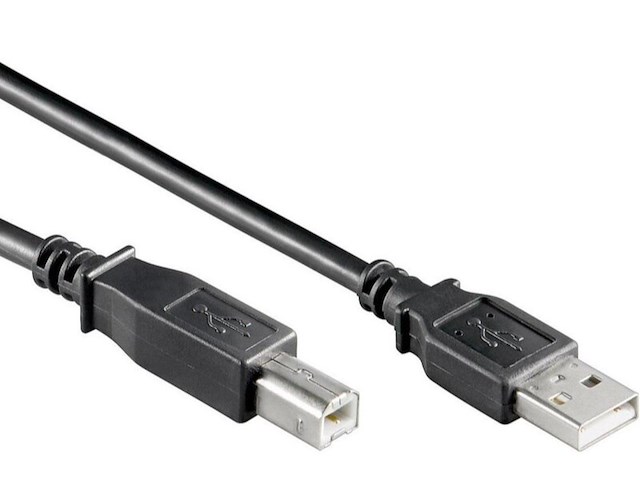 Ca. 10x usb 2.0 kabel, bcc, usb-a naar usb-b, zwart, 1,5 meter - afbeelding 3 van  3