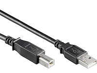Ca. 10x usb 2.0 kabel, bcc, usb-a naar usb-b, zwart, 1,5 meter - afbeelding 3 van  3